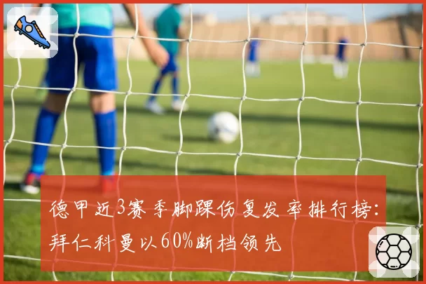 德甲近3赛季脚踝伤复发率排行榜：拜仁科曼以60%断档领先